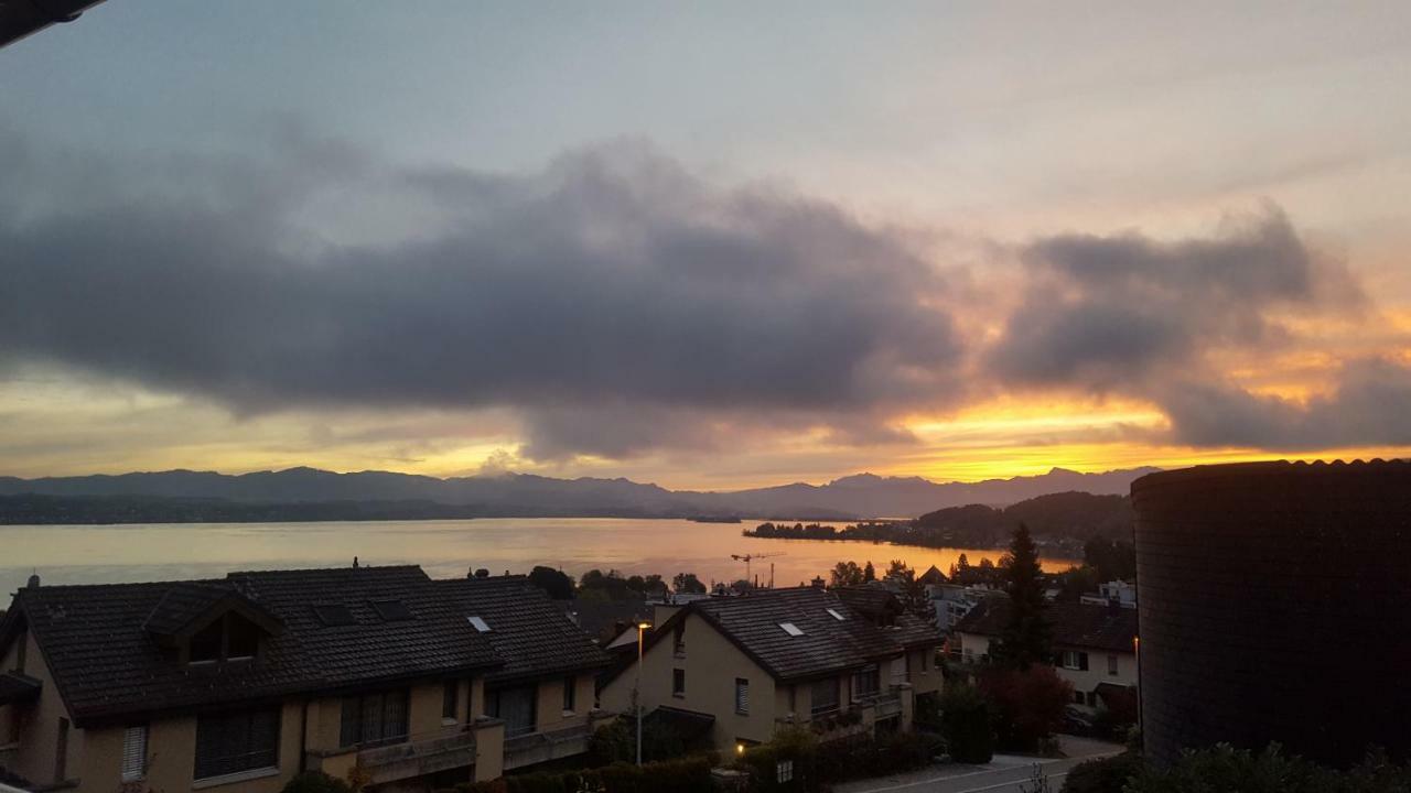 Lake View Private Studio Richterswil Bagian luar foto