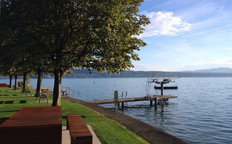 Lake View Private Studio Richterswil Bagian luar foto